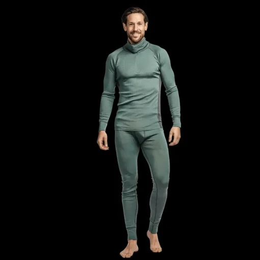 Laajias Merino Wool Polo Zip, ulltröja, herr - Överdelar Ull Herr - Laajias Merino Wool Polo Zip, ulltröja, herr