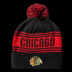 NHL Beanie Cuff W/Pom - 24/25, mössa, unisex - NHL-Produkter - NHL Beanie Cuff W/Pom - 24/25, mössa, unisex