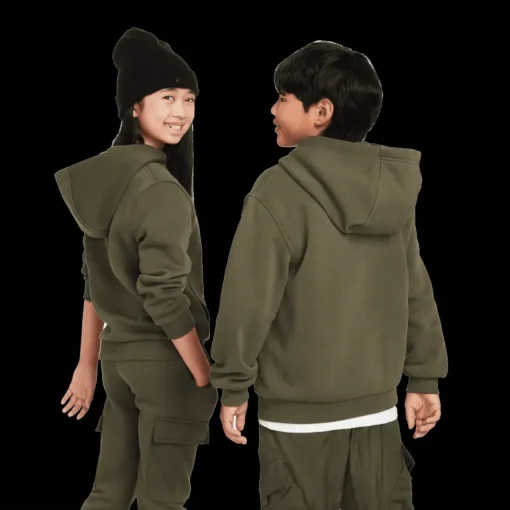 Nike Club Fleece Big Kids' Full-Zip, huvjacka, junior - Fritidströjor - Nike Club Fleece Big Kids' Full-Zip, huvjacka, junior