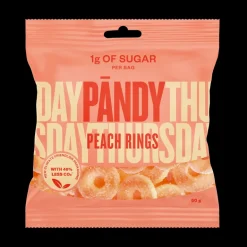 Pandy Candy 50g (Peach Rings), gummigodis - Hälsokost - Pandy Candy 50g (Peach Rings), gummigodis