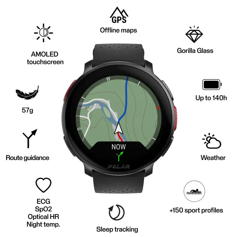 Polar Vantage V3, multisportklocka - Pulsklocka - Polar Vantage V3, multisportklocka