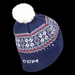 Pom Knit Beanie - DIF Licensed 24/25, mössa, inisex - NHL-Produkter - Pom Knit Beanie - DIF Licensed 24/25, mössa, inisex