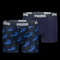 Puma AOP Boxer 2PK, boxer, junior - Kalsonger - Puma AOP Boxer 2PK, boxer, junior