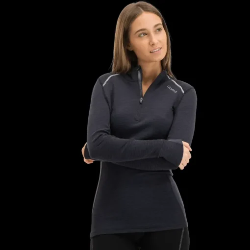 Rav 100% Turtle Neck Half Zip, ulltröja dam - Överdelar Ull Dam - Rav 100% Turtle Neck Half Zip, ulltröja dam