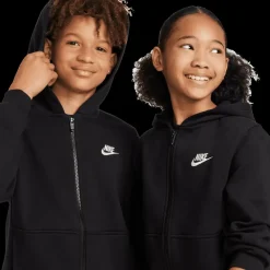 Sportswear Club Fleece, huvjacka junior - Fritidströjor - Sportswear Club Fleece, huvjacka junior