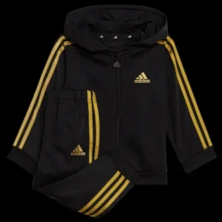 3 Stripes Shiny Tracksuit, tracksuit, junior - Träningsset - 3 Stripes Shiny Tracksuit, tracksuit, junior