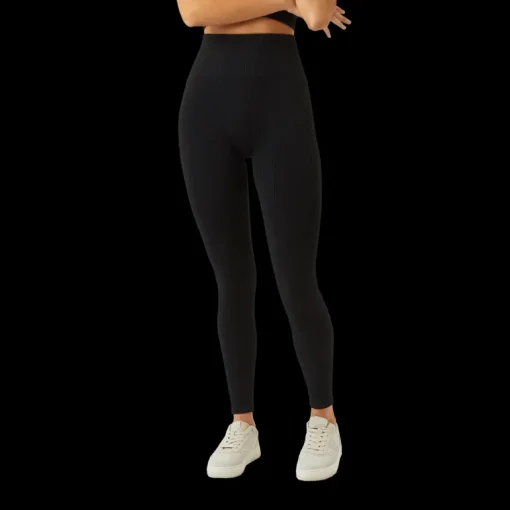 Studio Seamless Rib Tights, träningstights, dam - Träningstights - Studio Seamless Rib Tights, träningstights, dam
