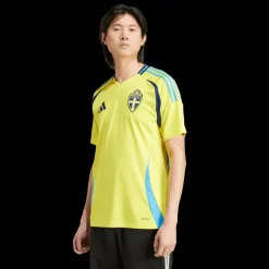Sweden Home Jersey 2024, fotbollsdräkt, herr - Landslag - Sweden Home Jersey 2024, fotbollsdräkt, herr