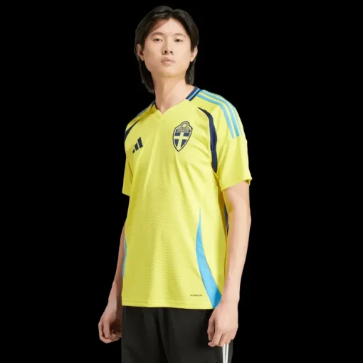 Sweden Home Jersey 2024, fotbollsdräkt, herr - Landslag - Sweden Home Jersey 2024, fotbollsdräkt, herr