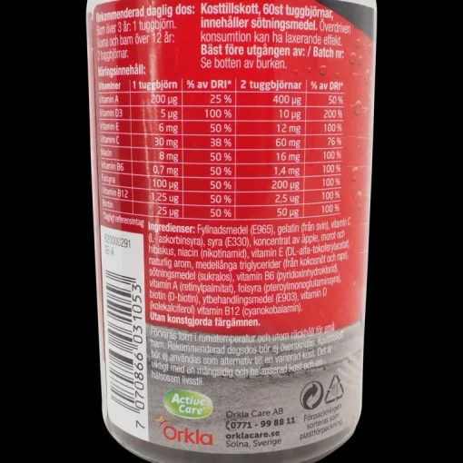 Vitaminbjörnar Colasmak, Vitaminbjörnar - Hälsokost - Vitaminbjörnar Colasmak, Vitaminbjörnar
