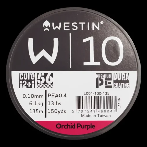 W10 13 Braid Orchid 0.10mm 135m 6.1kg, fiskelina multifilament - Fiskelina- & Tafs - W10 13 Braid Orchid 0.10mm 135m 6.1kg, fiskelina multifilament
