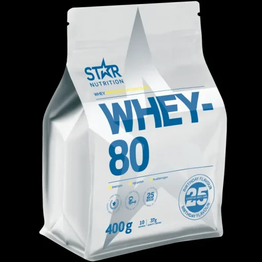 Whey-80 Birthday Flavour, proteinpulver - Proteiner - Whey-80 Birthday Flavour, proteinpulver